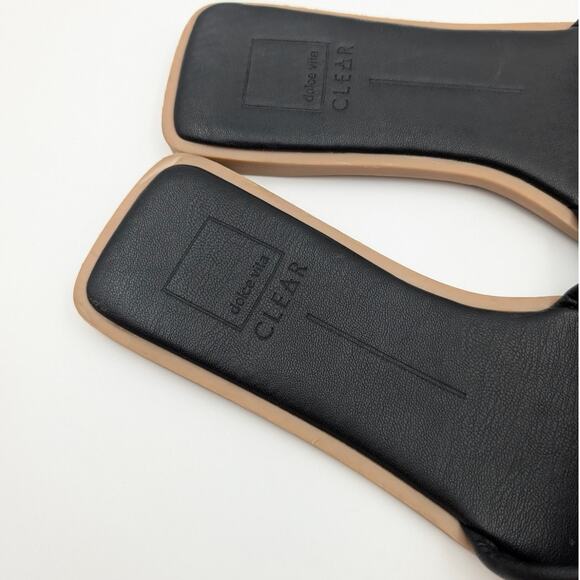 Dolce Vita Nyx Slip-On Slide Sandals Open Toe Women's Black Size US10 EU41 - Picture 11 of 11